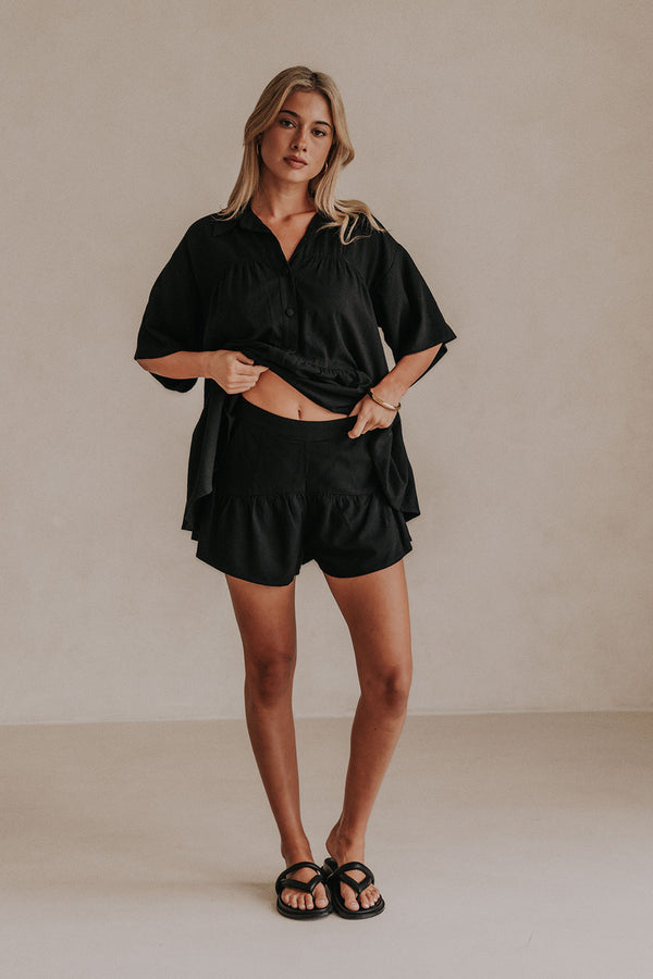 SAMPLE-Luna Shorts - Black
