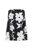 Black Alma Caroline Floral Print Strapless Elora Top