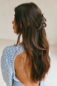 Circa Wavy Claw Clip - Brown