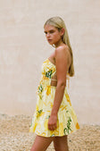 Astyn Backless Mini Dress - Yellow