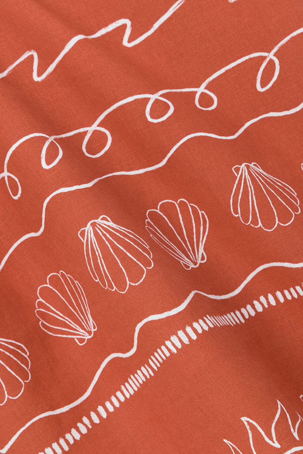 Red Peace Long Sleeve Button Up Zuli Top