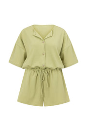 SAMPLE-Juniper Playsuit - Lime