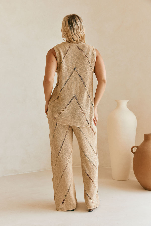 Josiah Knit Top - Tan