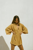 SAMPLE-Milena Playsuit - Toffee