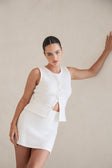Avalon Knit Top  - White