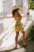 SAMPLE-Amina Halter Dress - Floral Sunset