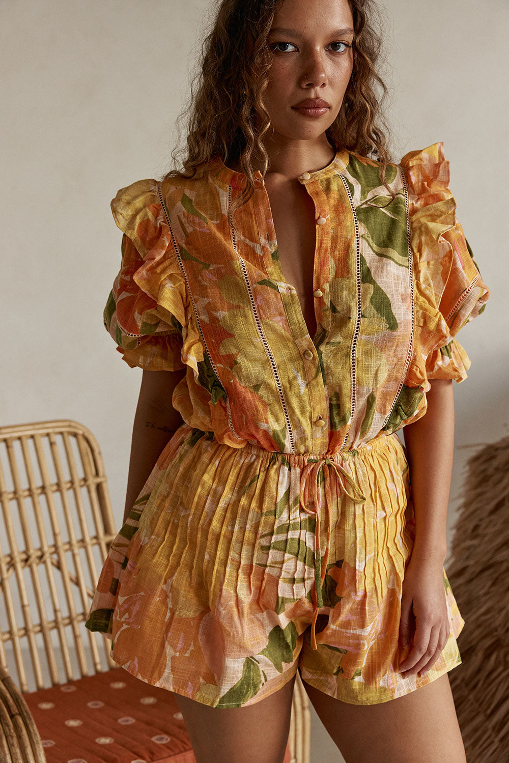 SAMPLE-Alvaro Playsuit - Tropic Muse