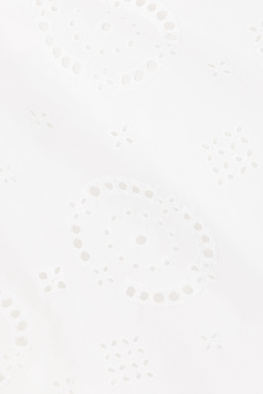 White Embroidered Mini Josefina Dress