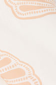 White Coastal Shell Print High Waist Bahari Pants