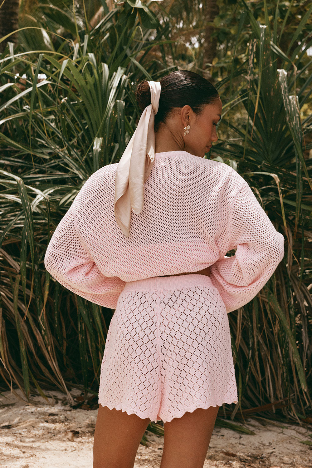 Milana Knit Shorts - Pink