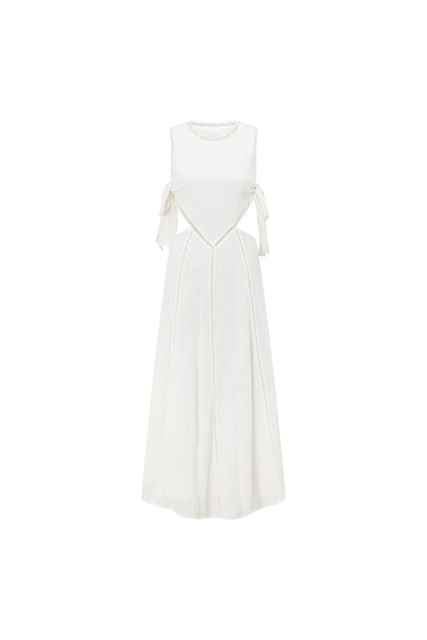 Aurelia Cutout Maxi Dress - White
