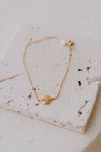 18k Gold Plated Fine Chain Pendant Prearl Nova Bracelet