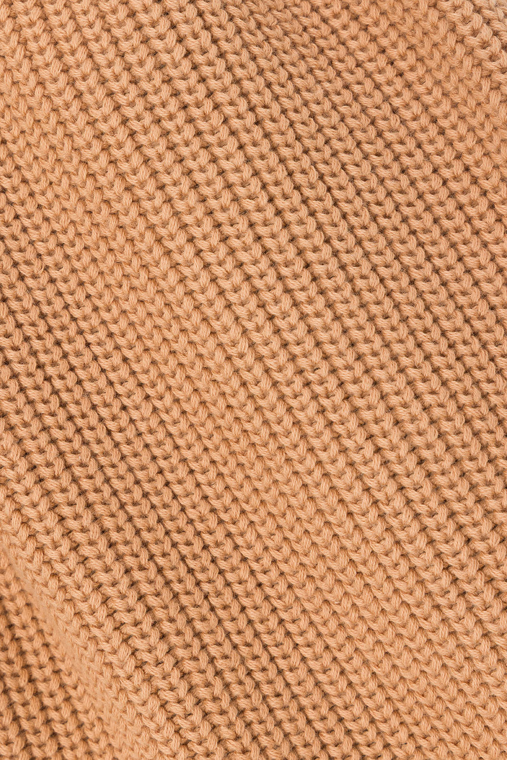 Tan Knit High Waist Elastic Sienna Pants