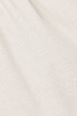 Beige Strapless Pin Tick Mini Tabi Dress