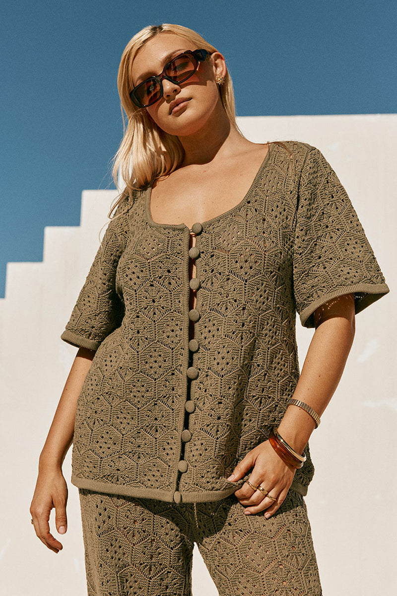 Umiko Top - Khaki