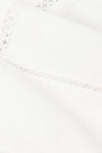 White Cheesecloth Puff Sleeve Amelia Top