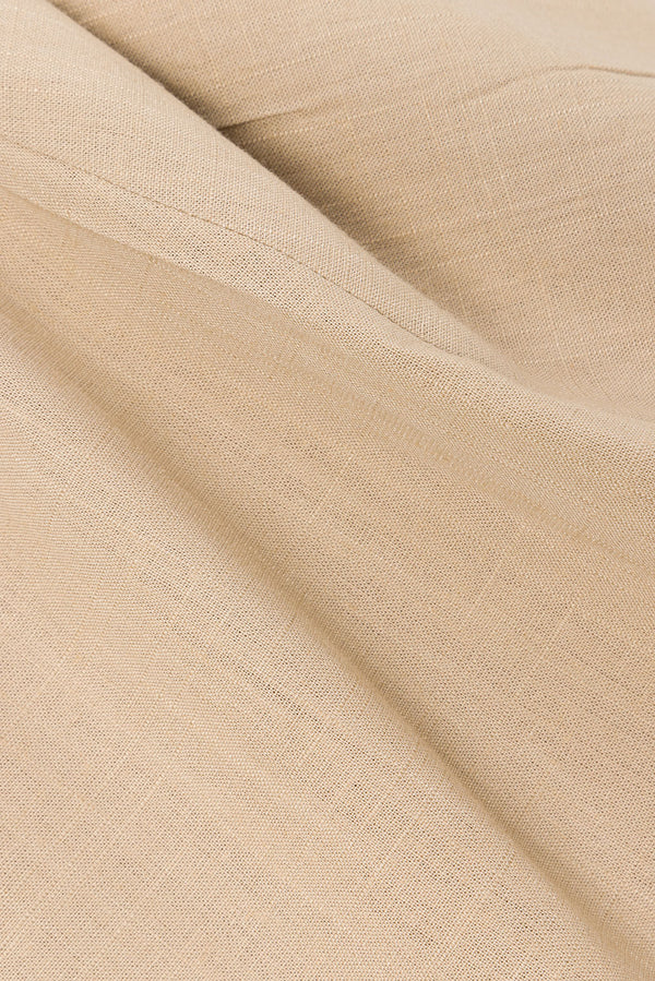 Lyon Front Tie Shorts - Tan