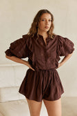 Luma Playsuit - Chocolate