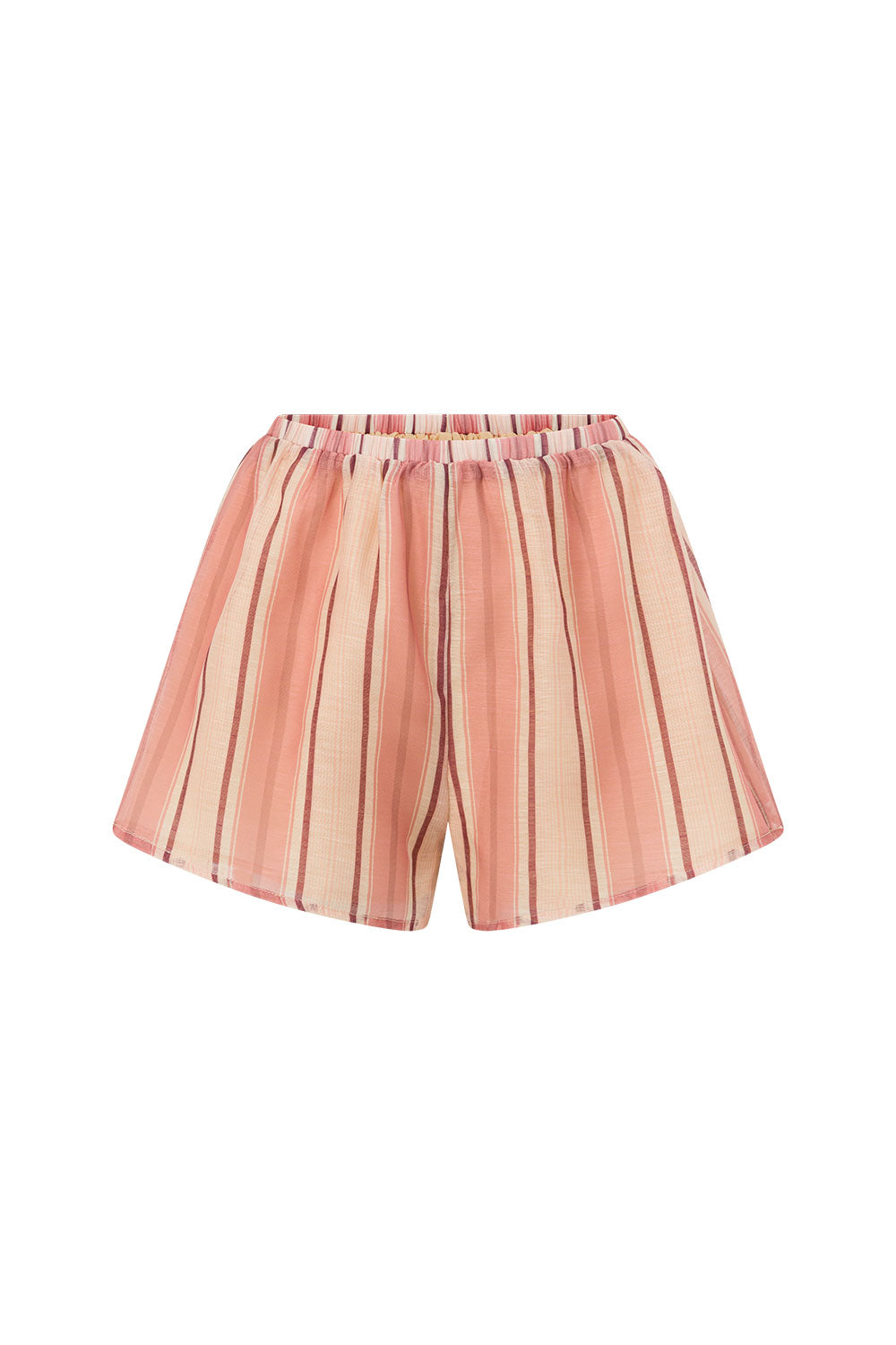 Dalia Shorts - Blush Stripe