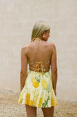 Astyn Backless Mini Dress - Yellow
