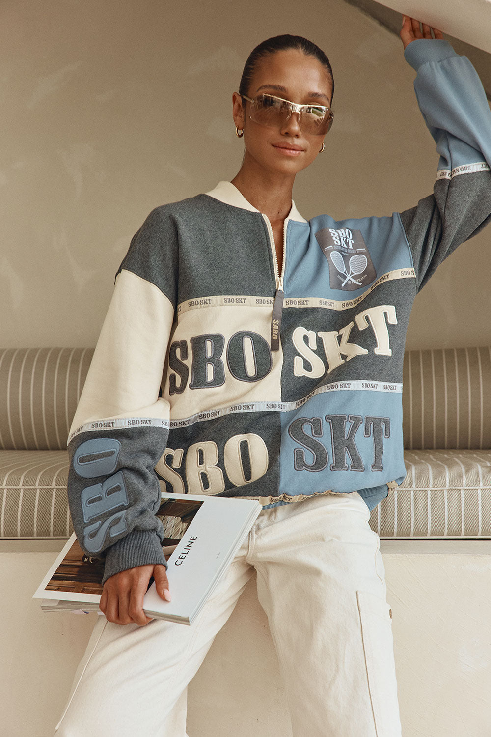 Unisex SABO x BRNX Oversized Vintage Ruck Sweater
