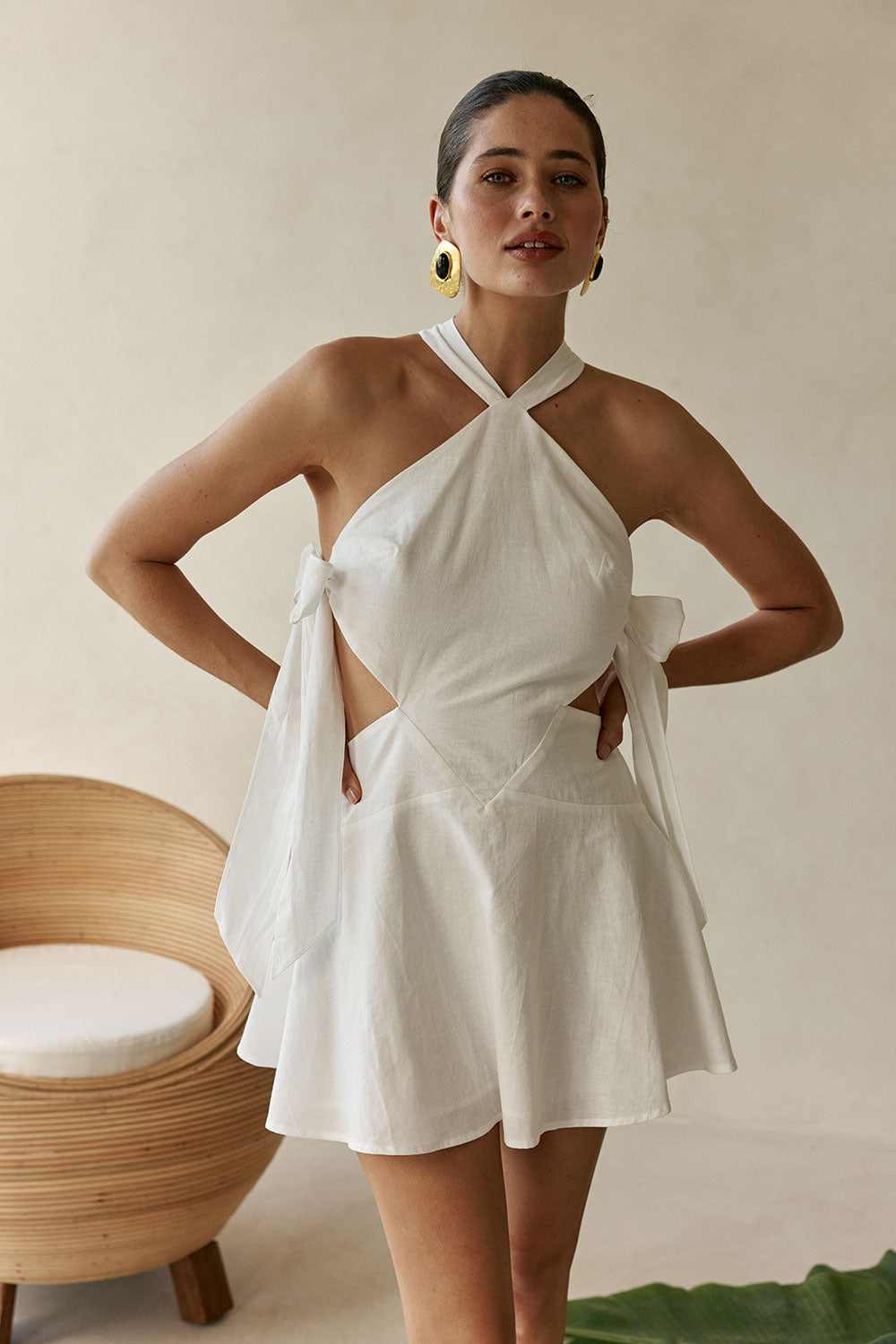 Palome Dress - White