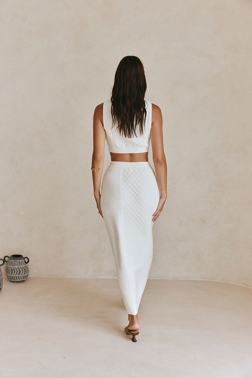 SAMPLE-Lotus Skirt - Cable Knit