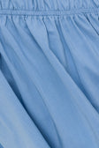 Blue Thin Strap Ruched Detail Octavia Top