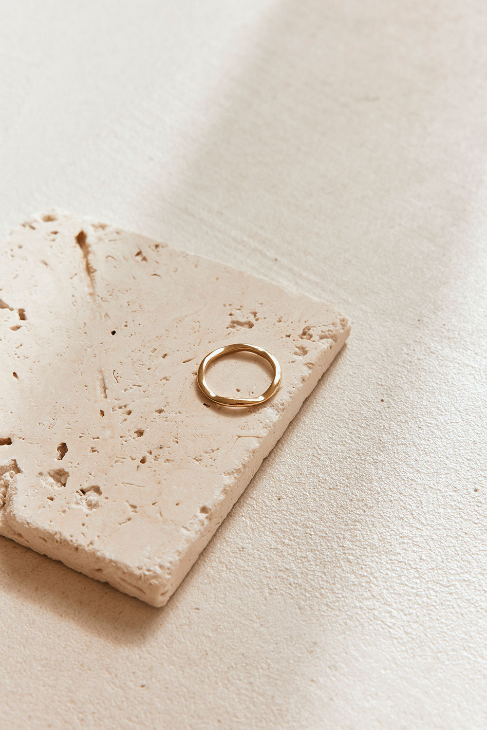 18K Gold Plated Wave Detail Sorrento Ring