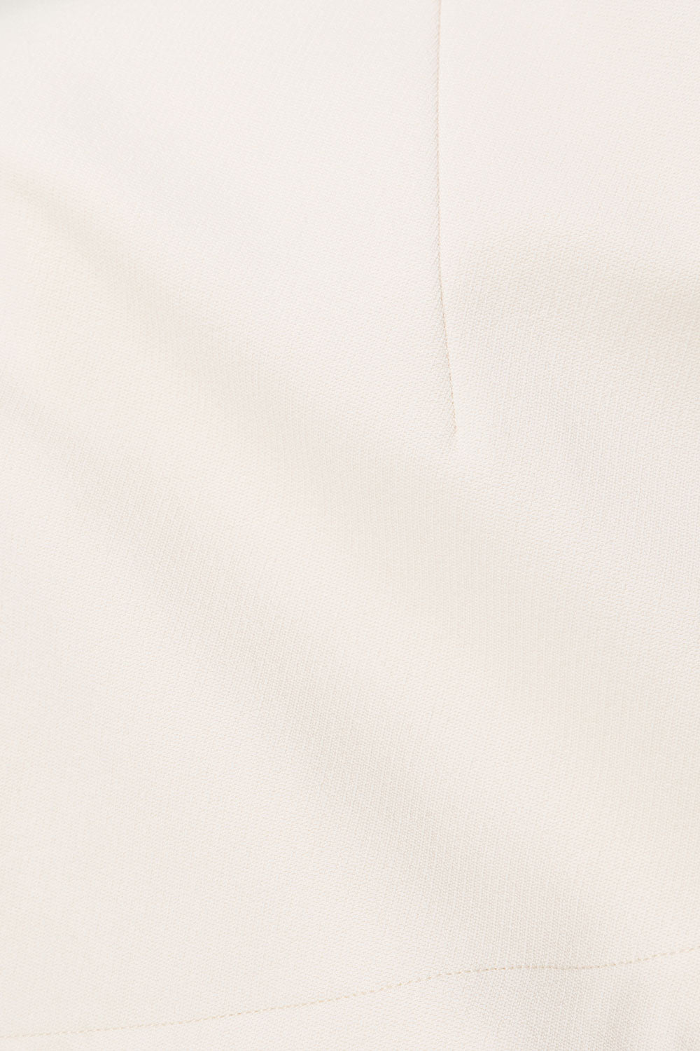 Cream Linen Blend Cutout Longline Aqui Top