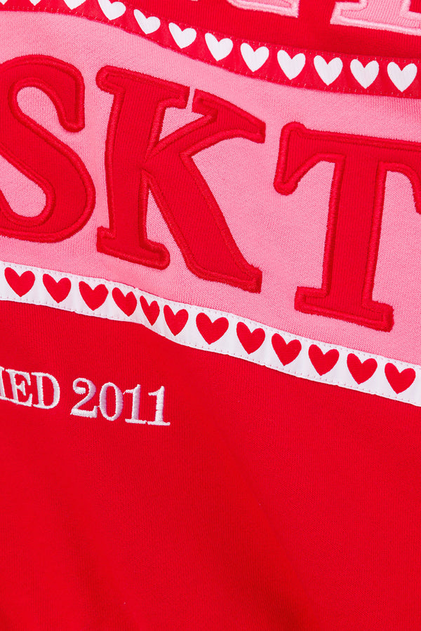 Pink and Red Terry Oversized Vintage Adora Sweater