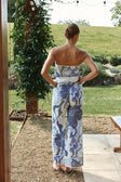 Blue Bouquet Blu Print Brooklyn Trouser Pants