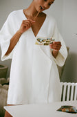 White Wrap Mini Jessie Wrap Dress