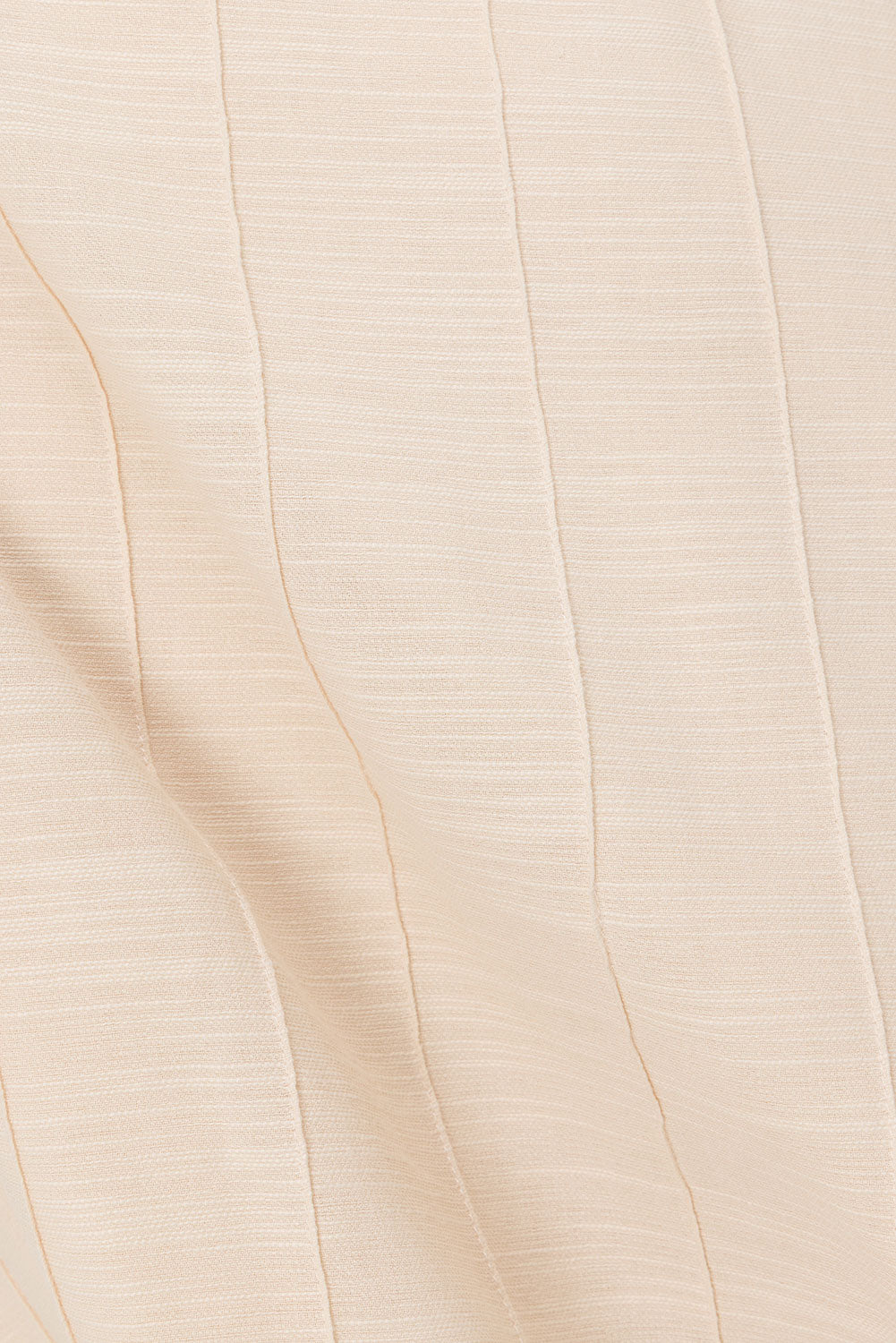 Beige Boxy Pleated Maxi Aviana Dress