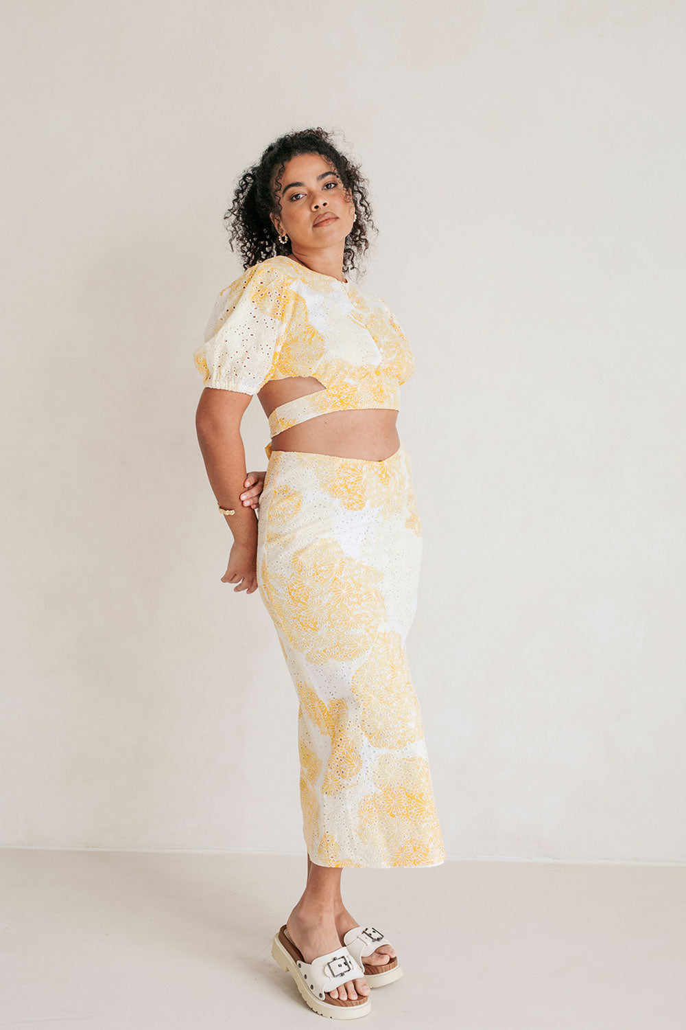 Avani Midi Skirt - Solstice - ADD STOCK VIA THE SAMPLES PAGE FOR THIS PRODUCT