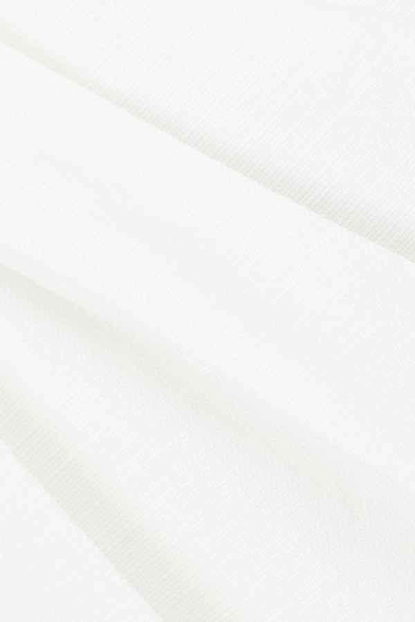 White Strapless Pleated Kamila Top