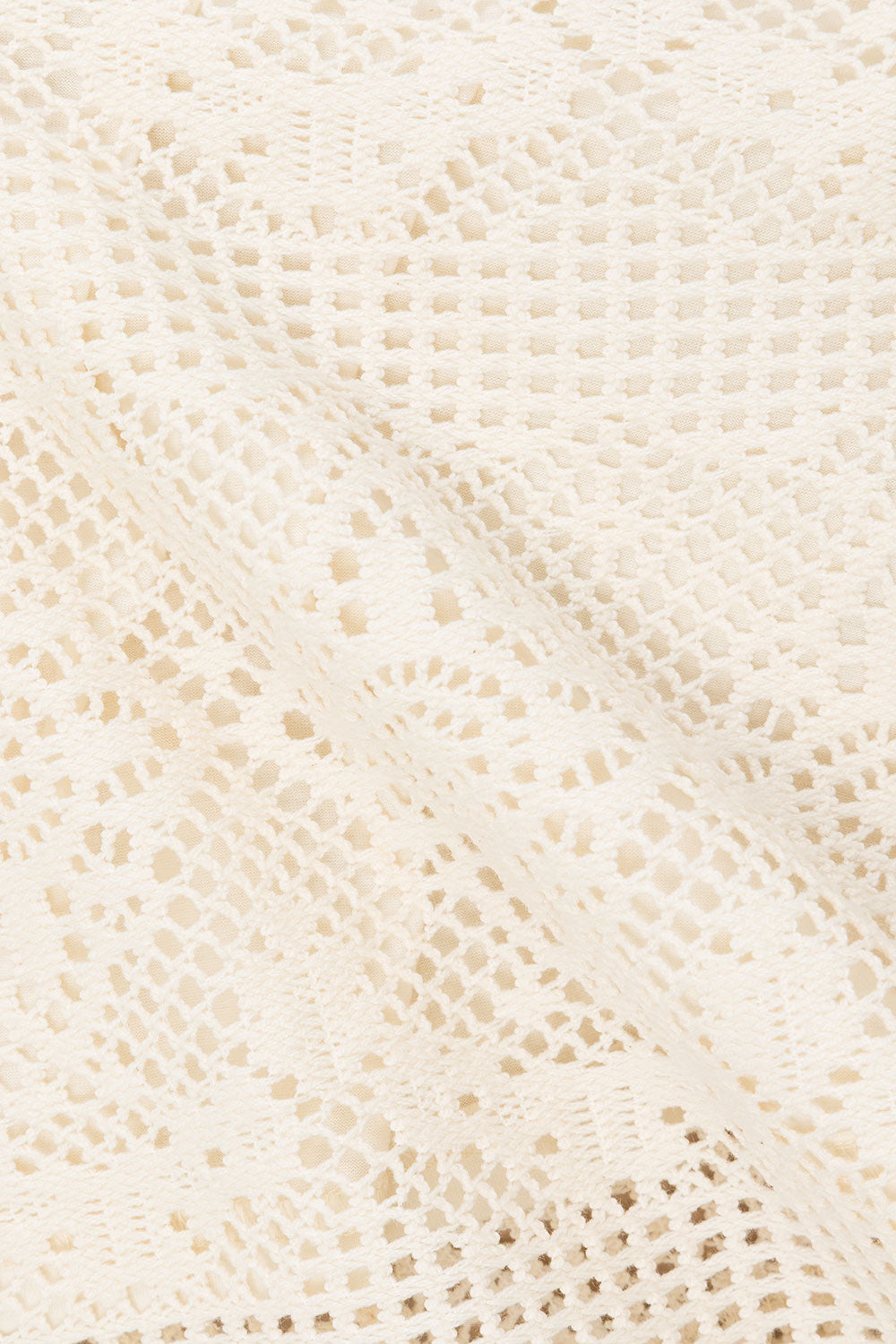 White Lace Long Sleeve V Neck Mini Wren Dress