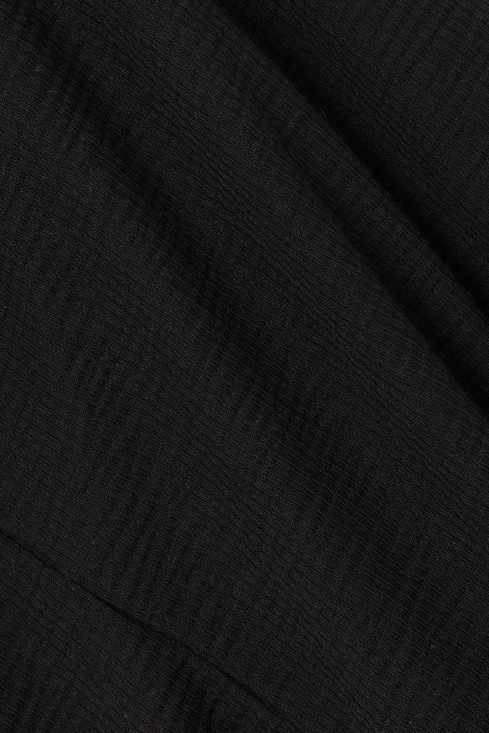 Black High Waist Elastic Drawstring Zen Pants