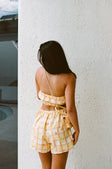 Ali Cutout Playsuit - Yellow