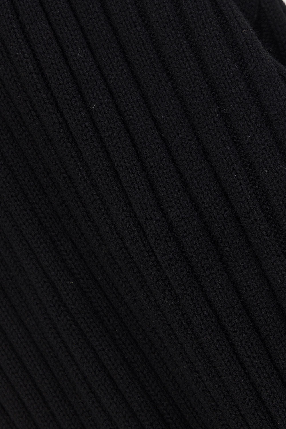 Black Ribbed Aylani Pants