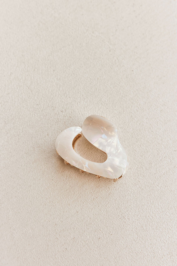 Arlet Claw Clip - White