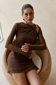 Aster Dress - Chocolate