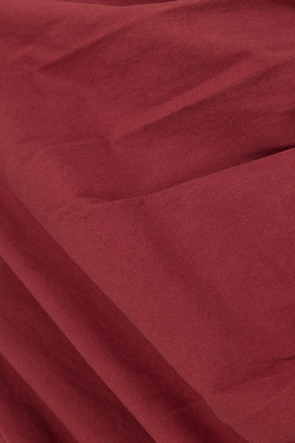 Dusty Red Button Ruched Mini Alchemy Dress