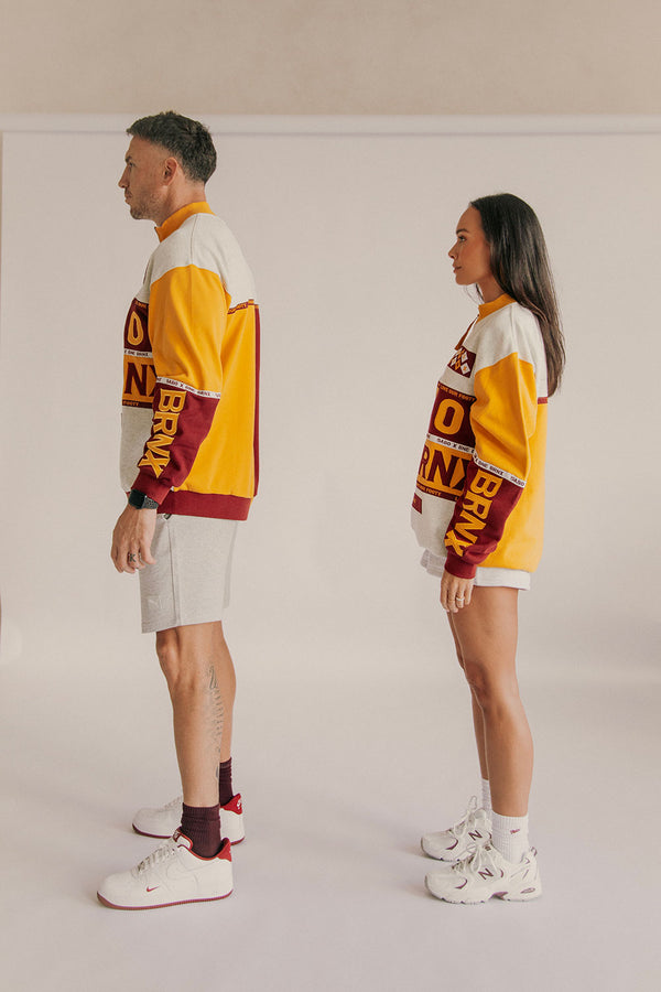 Yellow BRNX X SABO Vintage Oversized Sweater