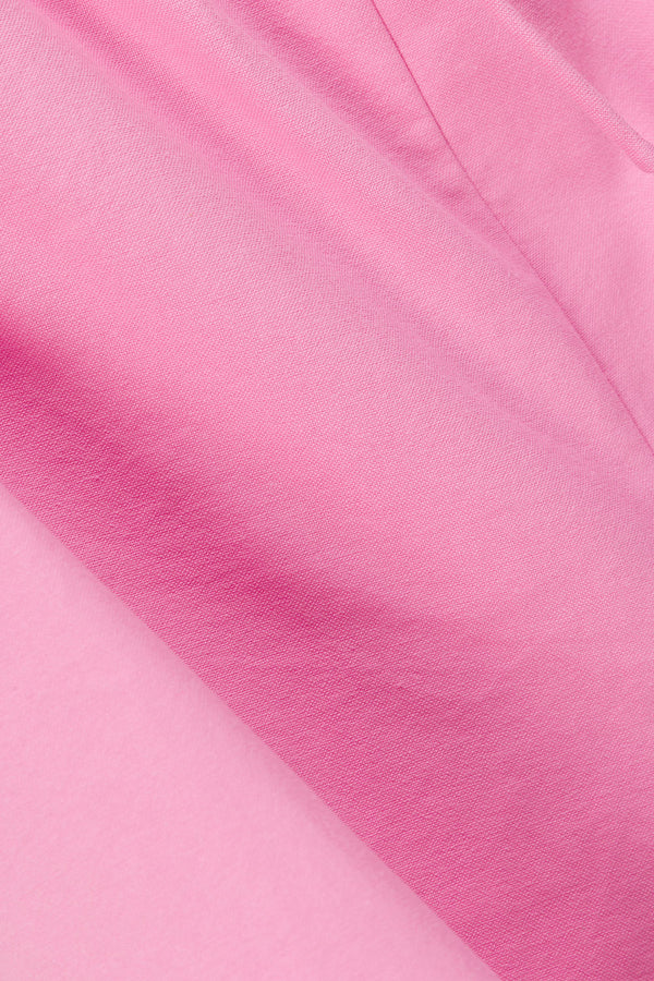 Pink Elastic Drawstring Akel Shorts