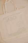 Cream Canvas Sabo Tote Bag