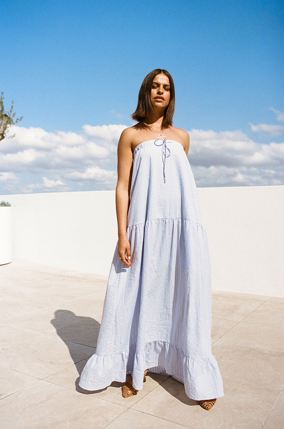 Bella Babydoll Maxi Dress