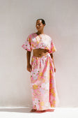Naya Wrap Maxi Skirt - Pink