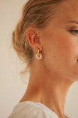 Leia Pearl Huggie Earrings