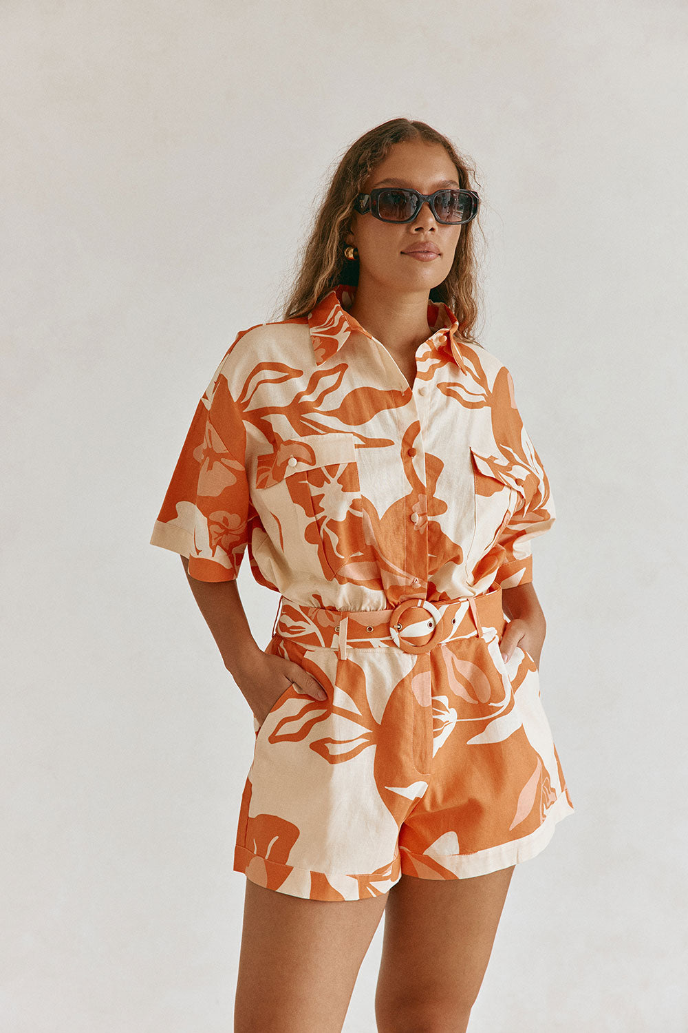 Nikita Playsuit - Sunset Botanica